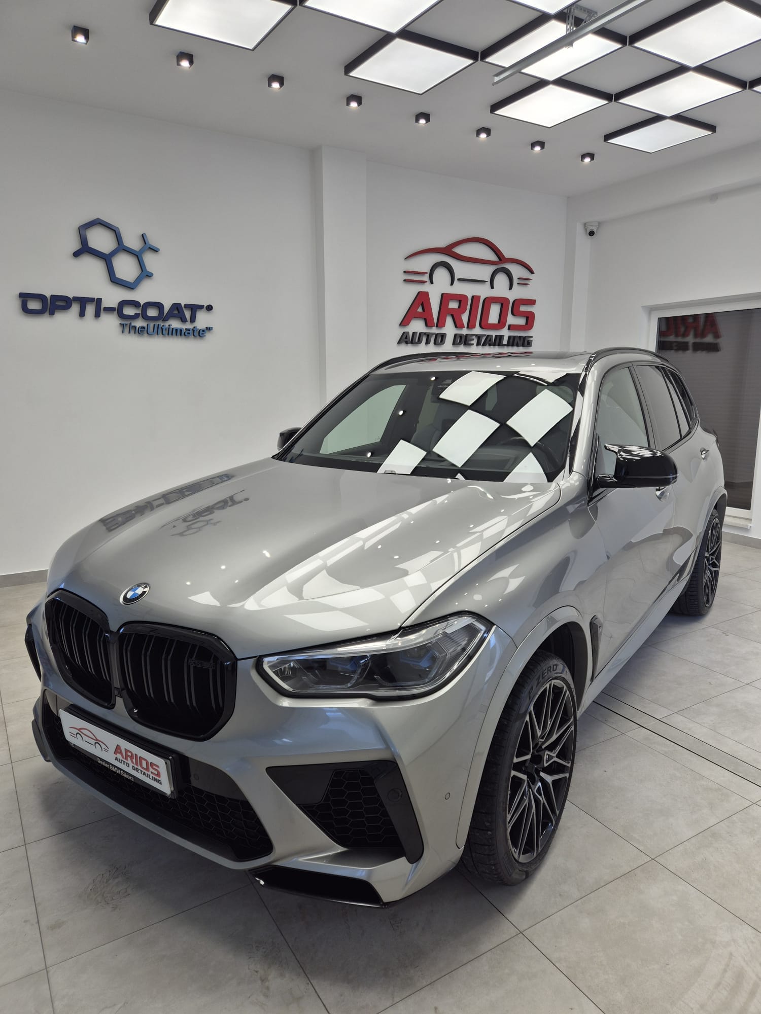 Szare BMW zabezpieczenie lakieru